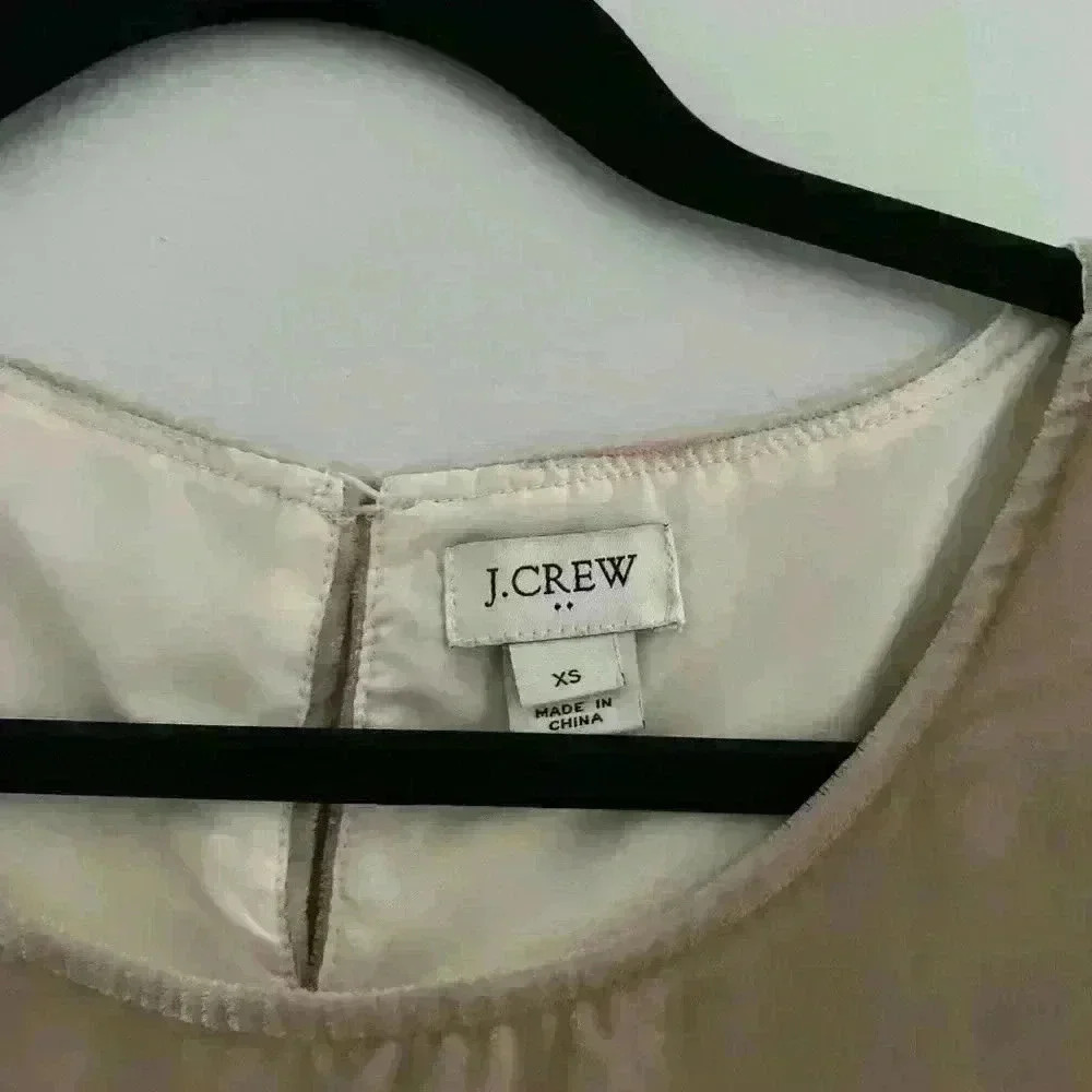 J crew velvet light pink shirt - Picture 4 of 4